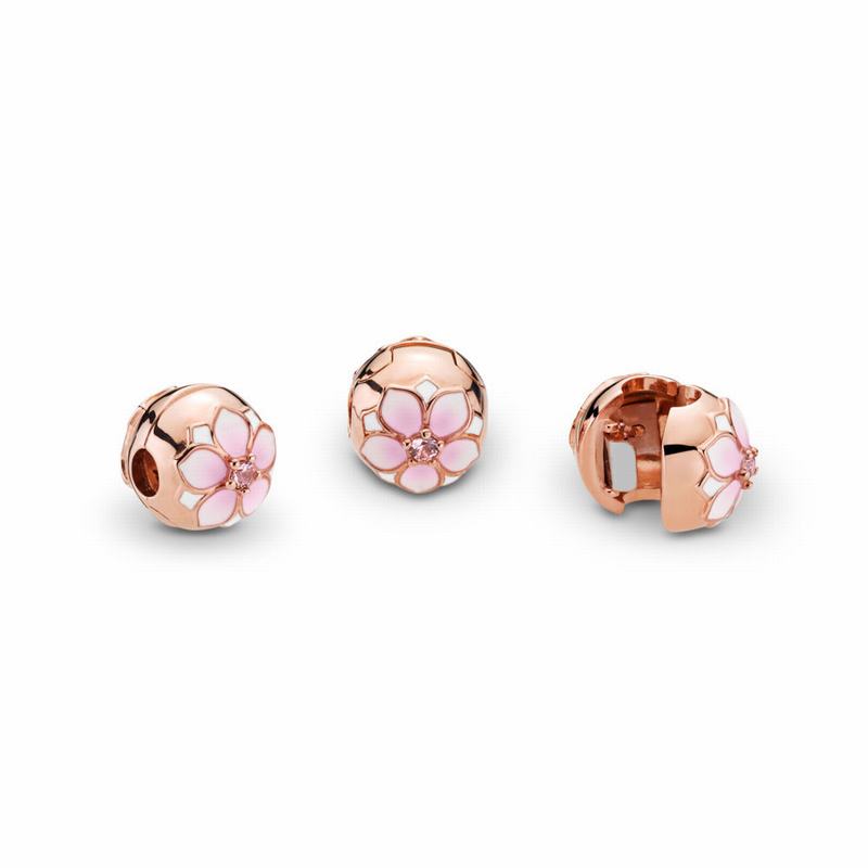 Pandora Rose™ Magnolia Bloom Clip NZ Sale (624178-LPC)